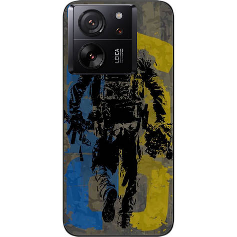 Силіконовий чохол Case для Xiaomi 13T з картинкою ЗСУ, фото 1