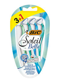 Набір бритв без змінних картриджів BIC Soleil Bella (3 + 1 шт.) (3086123220546) IB, код: 7769351