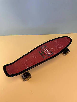 Скейт пенні борд S-00635 Best Board (дошка=56см, колеса PU, світяться, d=6см), Червоний, фото 1
