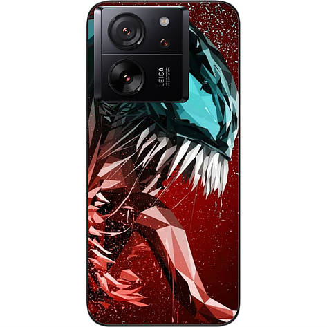 Силіконовий чохол Case для Xiaomi 13T з картинкою Веном зуби, фото 1