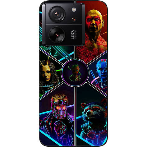 Силіконовий чохол Case для Xiaomi 13T з картинкою Стражі герої, фото 1