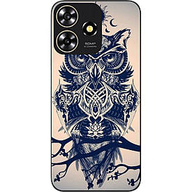 Бампер силіконовий Case для ZTE Blade A73 4G з малюнком Філін