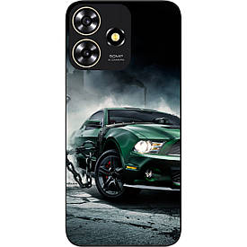 Бампер силіконовий Case для ZTE Blade A73 4G з малюнком Мустанг