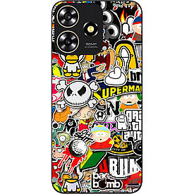 Бампер силіконовий Case для ZTE Blade A73 4G з малюнком Креатив