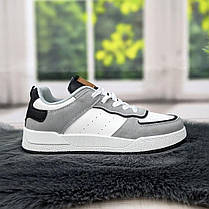 Кросівки кеди жіночі білі з сірим Swin-shoes 4218, фото 5