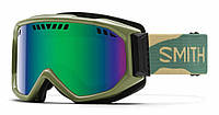 Маска гірськолижна Smith Scope Green Sol-X mirror Khaki (98675) GL, код: 1159997