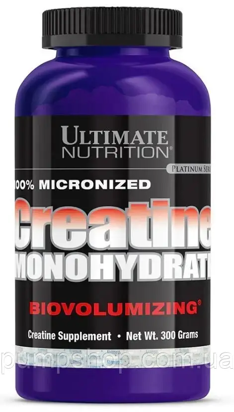 Креатин моногідрат Ultimate Nutrition Creatine monohydrate 300 г