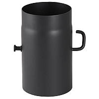 Шибер для димоходу Ø120/2 мм із короткою ручкою L250