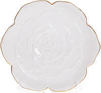 Закусочные тарелки 23х21.5х3см White-Gold Rose Bona DP118444 IB, код: 7523308