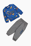 Костюм малька для мальчика (реглан+штаны) Breeze 17705 74 см Синий (2000989457794) IB, код: 7958062