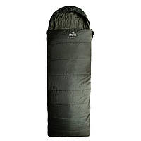 Одеяло спальный мешок Tramp Taiga 200 с капюшоном правый олива 220 80 TTS-059R IB, код: 7746695