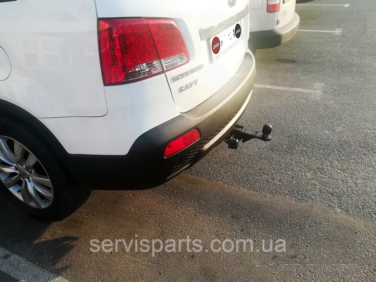 Фаркоп Kia Sorento XM 2009-2012 (Кіа Соренто) квадратна вставка