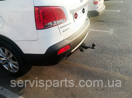 Фаркоп Kia Sorento XM 2009-2012 (Кіа Соренто) квадратна вставка, фото 1
