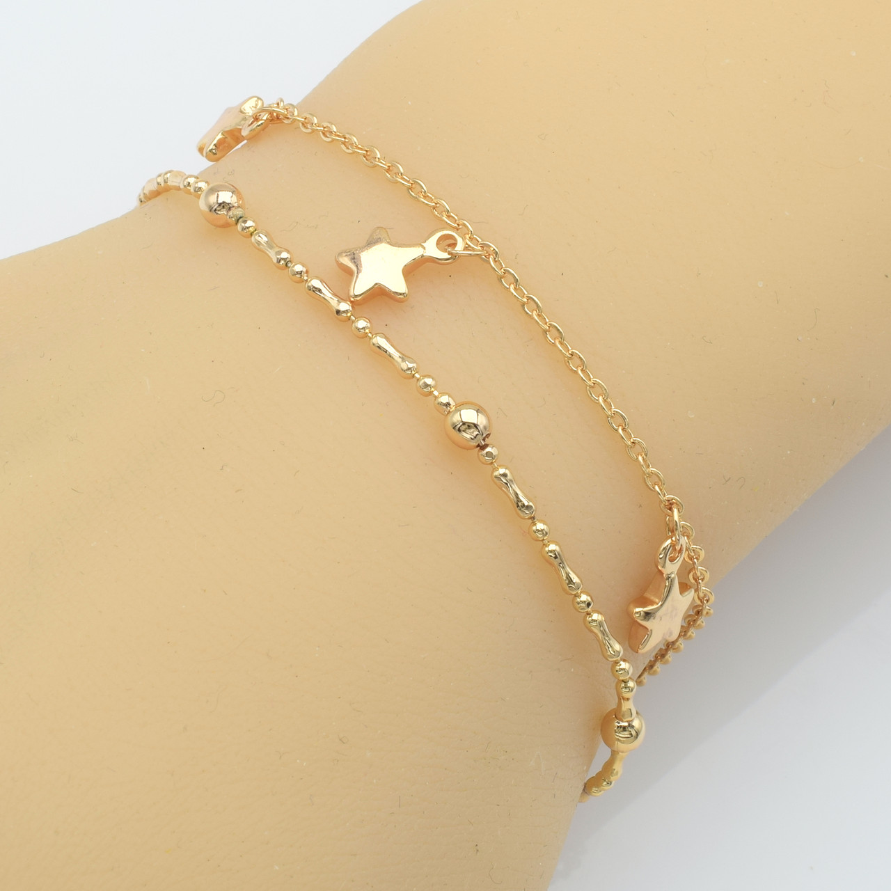 XUPING M&L Браслет Позолота 18к Довжина 17.5+3см, Ширина 1.5см
