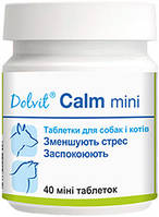 Dolfos (Долфос) Dolvit Calm mini препарат для снижения стресса у кошек и собак малых пород - 40 табл.