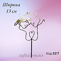 Торцовий топпер Закохана пара (ширина 13 см)