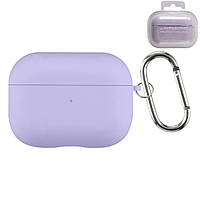 Силіконовий чохол для Apple Airpods Pro 2 | рідкий силікон + мікрофібра | Elegant Purple