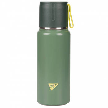 Термос Yes Fusion з чашкою 420 мл зелений (708207)