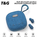 Колонка портативна Bluetooth з навушниками Колонка Bluetooth з функцією speakerphone, радіо, фото 3