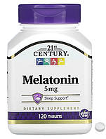 21st Century мелатонин 5 мг 120 таблеток