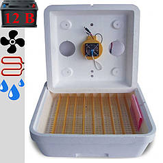 Інкубатор із резервним живленням ручний цифровий Веселе сімейство 12 В