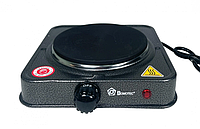 Електроплита Domotec MS-5821, Електрична одноконфоркова плита дискова настільна 1000W сіра для дачі
