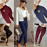 Женские брюки - 325-ол - Летние женские брюки штаны с эффектом утяжки