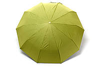 Салатовый зонт на 10 спиц с фонариком