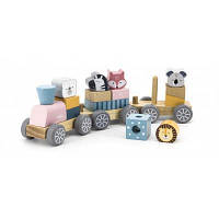 Развивающая игрушка Viga Toys PolarB Поезд с животными (44015) d