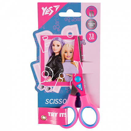 Ножиці Yes Barbie 13см з принтом на лезі