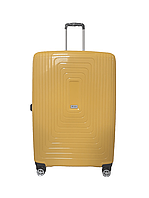 Чемодан дорожный Гигант (XL) Полипропилен Airtex 241 108л 75x52x32см Желтый (Yellow) TS, код: 8097148