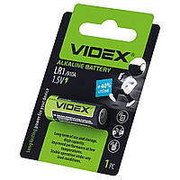 Батарейка лужна Videx LR1/910A, Alkaline, 1.5V, блістер 1 шт. (24235)