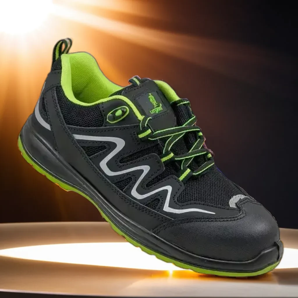 Кросівки робочі чоловічі з металевим носком захисні, спецвзуття urgent польща, фото 1