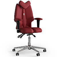 Кресло KULIK SYSTEM FLY Экокожа с подголовником без строчки Красный (13-901-BS-MC-0205) TS, код: 1689588
