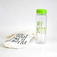 Бутылочка для воды My Bottle в чехле Зеленая TS, код: 181616