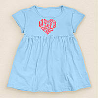 Летнее платье для девочки Dexters heart 116 см голубой (131644468797) TS, код: 8329946
