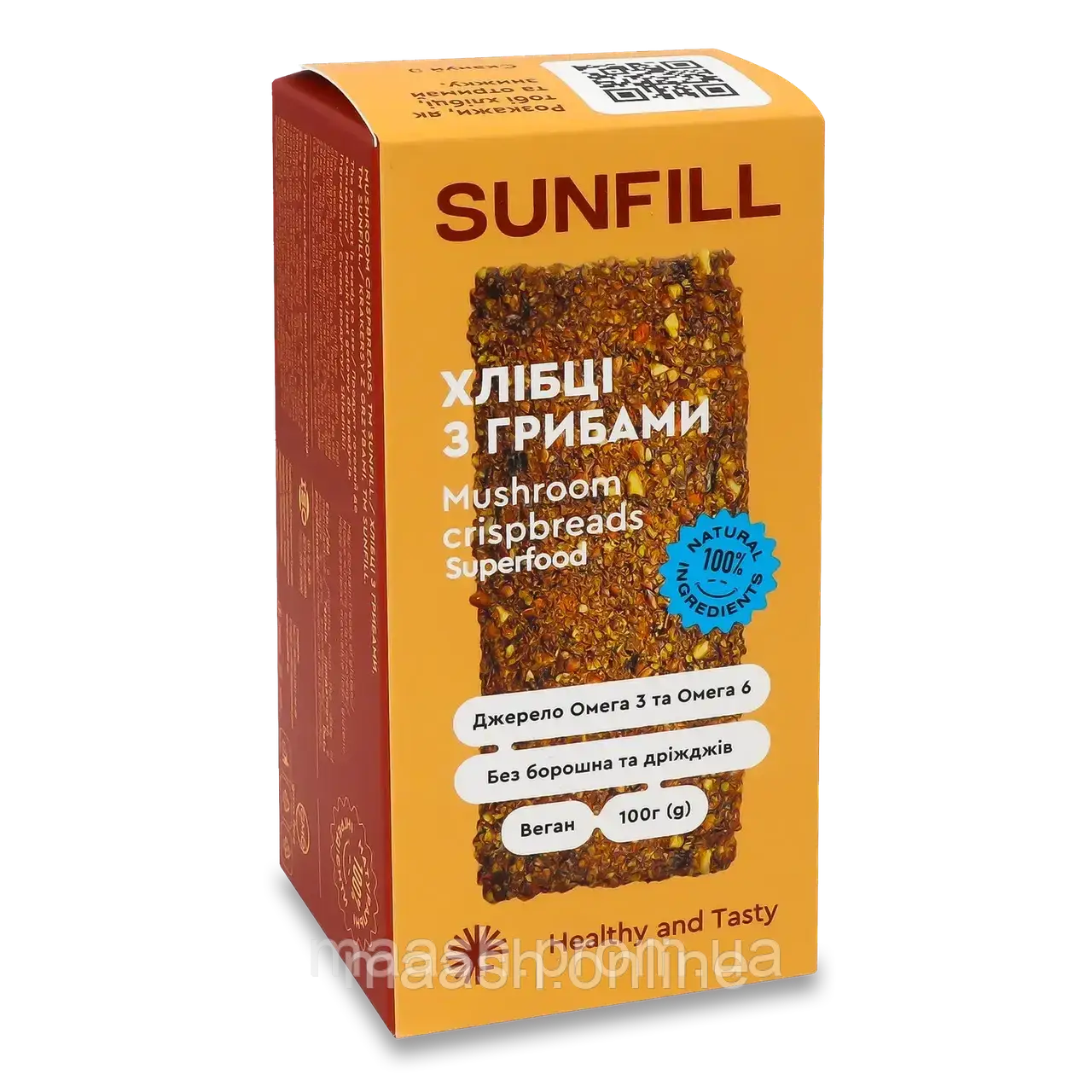 Хлібці грибні Sunfill