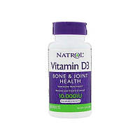 Витамин D Natrol Vitamin D3 10,000 IU 60 Tabs TS, код: 7518035