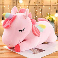 Мягкая плюшевая игрушка для ребенка единорог JIA YU TOY 35 см Розовый TS, код: 8186547