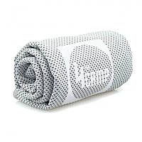 Охлаждающее полотенце для фитнеса и спорта 4CAMP из микрофибры CT01 серый 100*30см. D_440