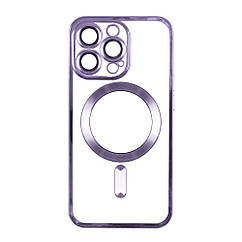 Чехол TPU Metallic Full Camera Magsafe Apple iPhone 15 Pro Purple, 8322341 - 839