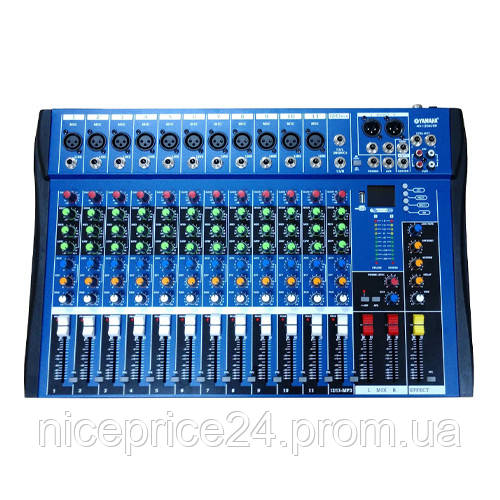 Пульт аудио микшер активный 12канальный профессиональный Yamaha MX-1206USB g - фото 1 - id-p2146973763