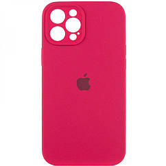 Чохол із захистом камери Silicone Case Full iPhone 14 Pro Rose red, 8260511 — 394