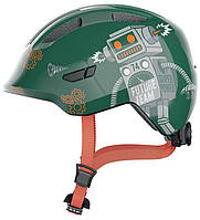 Велосипедный детский шлем ABUS SMILEY 3.0 S 45-50 Green Robo TS, код: 8108490