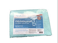 Пеленки ежедневные Magic Pet 60*90см 58.5г 5г с фиксирующими липкими лентами 10шт BS, код: 8257799