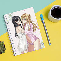 Скетчбук Sketchbook блокнот для рисования с принтом Аниме Цитрус Citrus 2 А3 Кавун 48 TS, код: 8301658