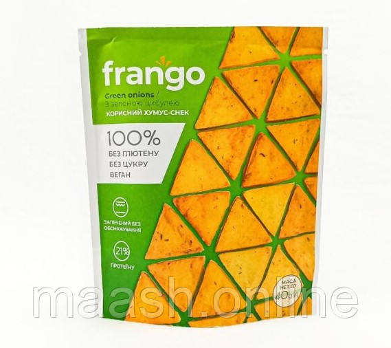 Хумус снек зелёный лук Frango, 40 г - фото 1 - id-p2145021142