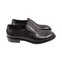 Туфли мужские Clemento черные натуральная кожа 75-24DT 42 BS, код: 8407803