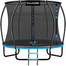 Батут із внутрішньою сіткою THUNDER Inside Ultra 8FT 255 см Black/Blue