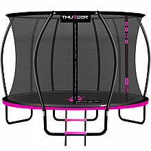 Батут із внутрішньою сіткою THUNDER Inside Ultra 14FT 435 см Black/Pink